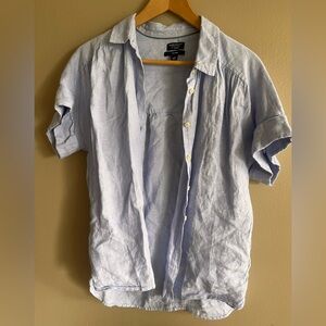 Baird minute and J Crew linen top